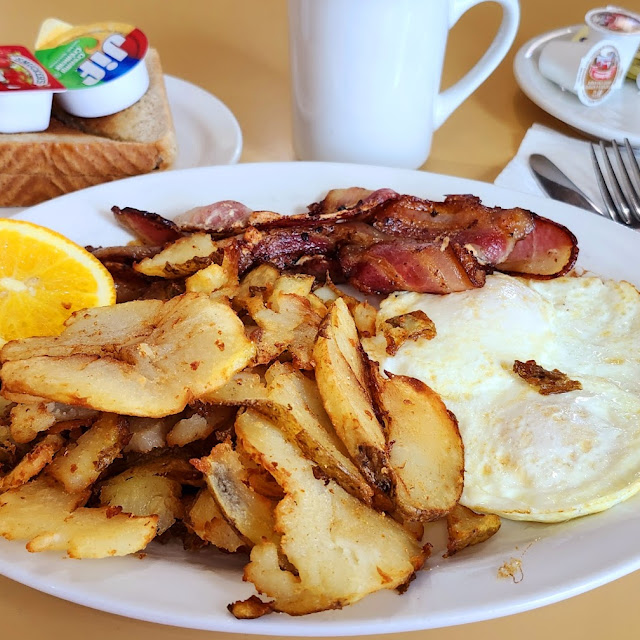 Bacon and Eggs and Toast