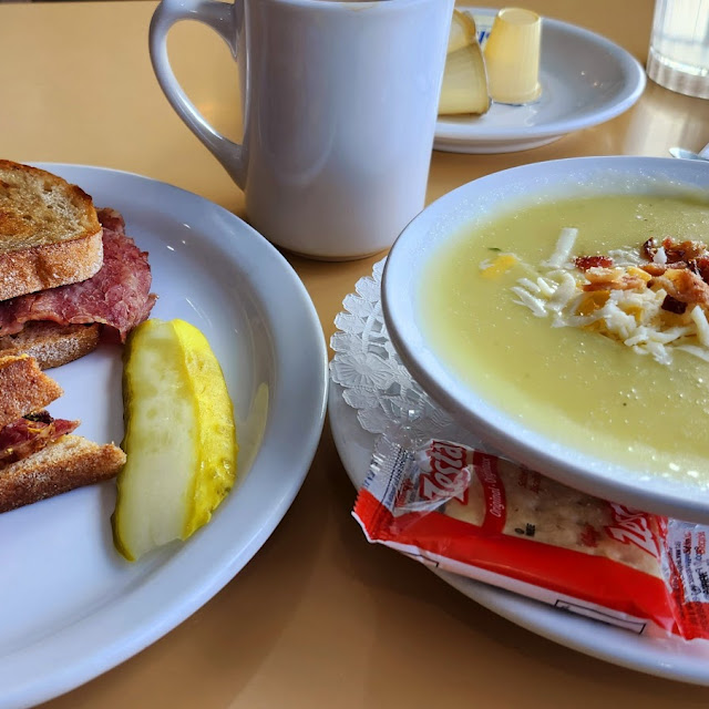 Cornbeef Sandwich and Soup of the Day