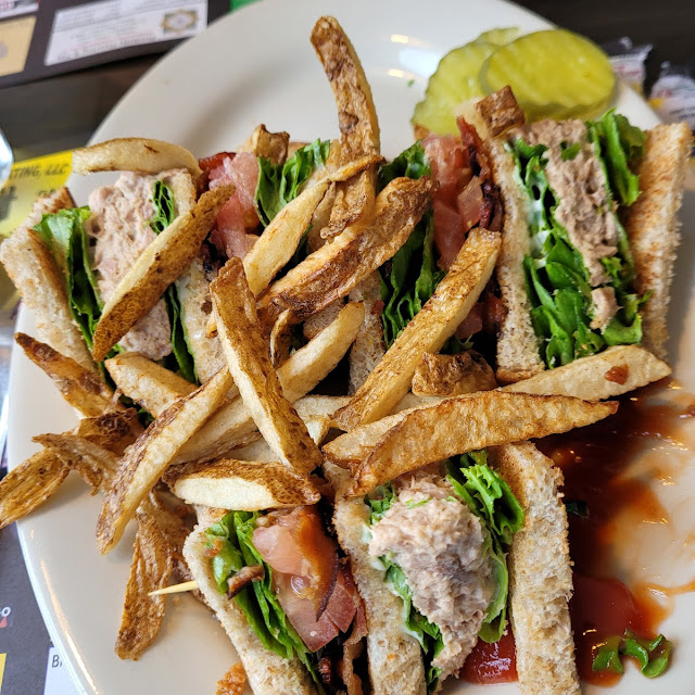A Tuna Melt Sandwich