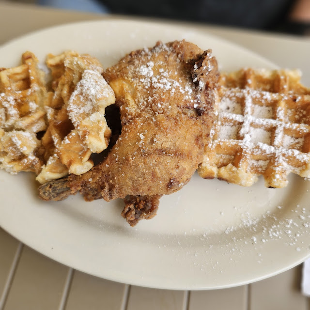 Blueberry Chicken N Waffle