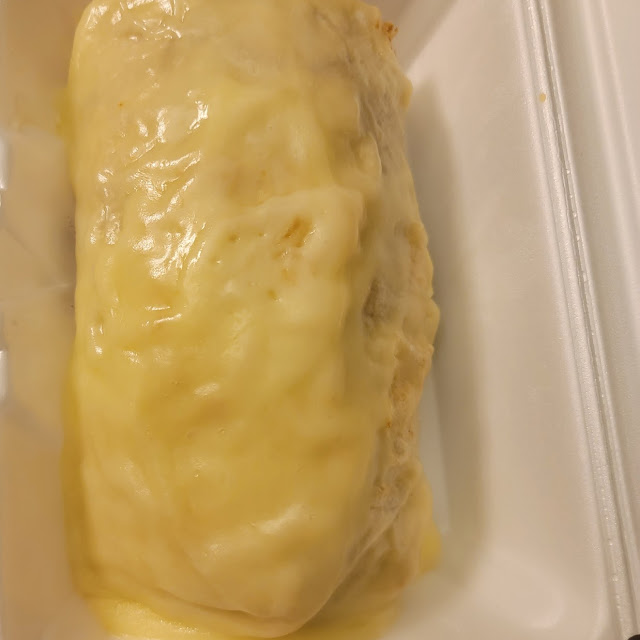 Burrito with Green Sauce