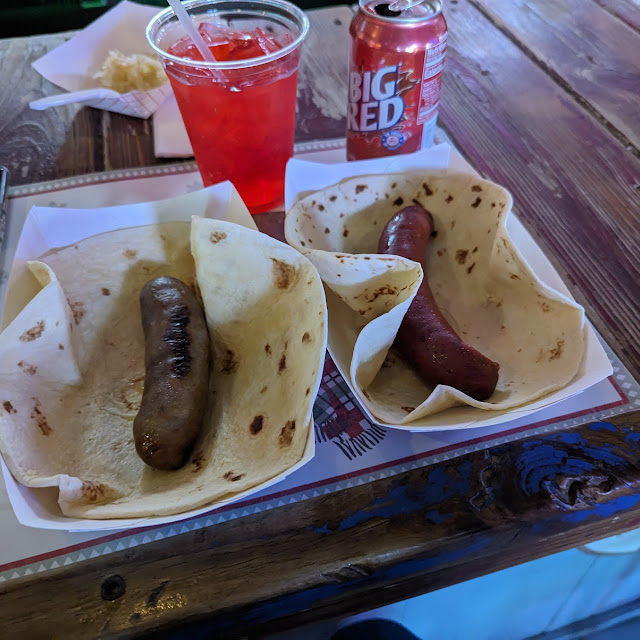 Brat and Sausage Wraps
