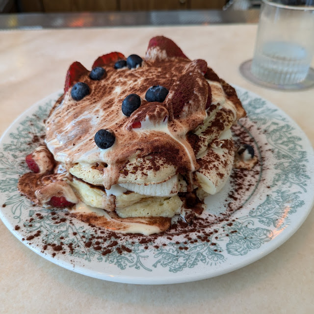 Tiramisu Ricotta Pancakes