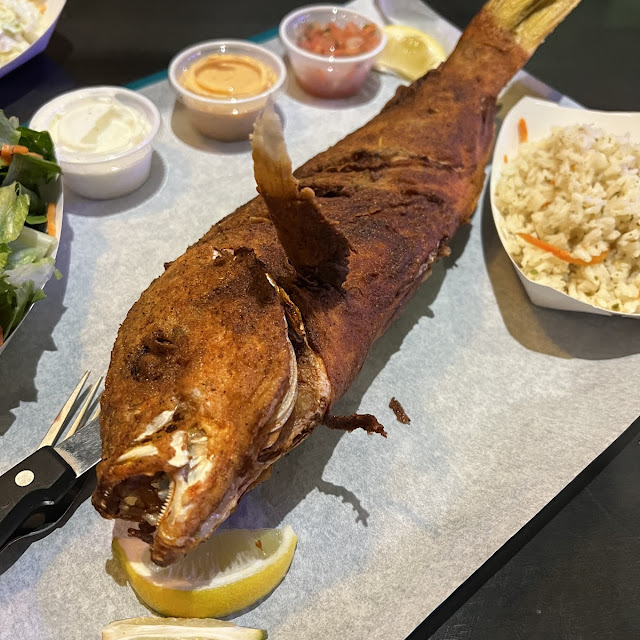 Whole Fried Red Snapper