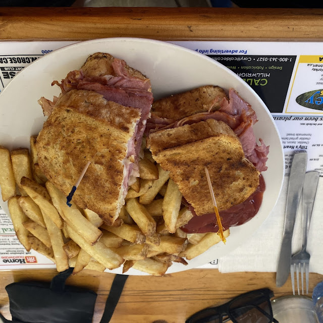 Ruben Sandwich and Fries
