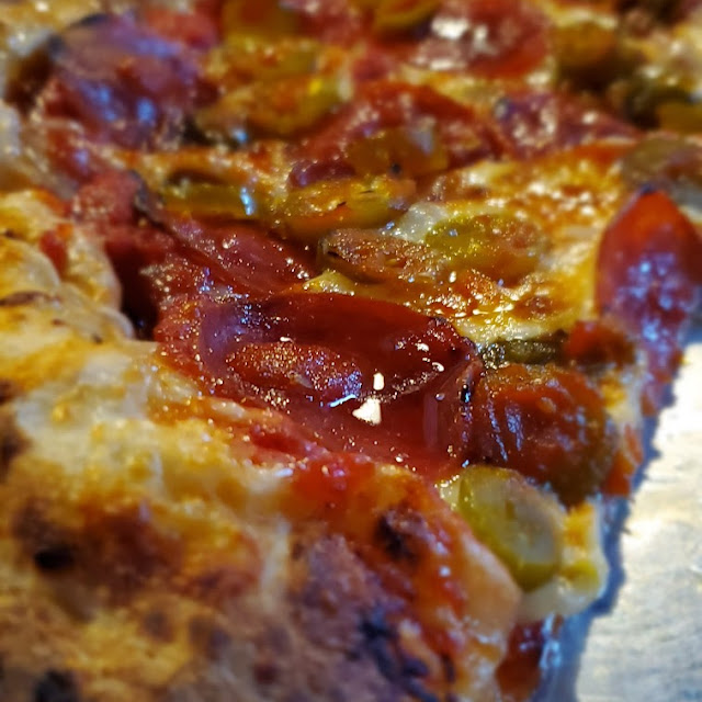 Some Like It Hot Pizza with Jalapenos and Hot Honey