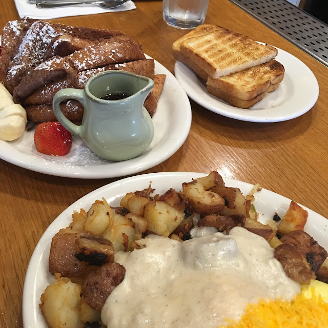 Texas French Toast and Country Omelette