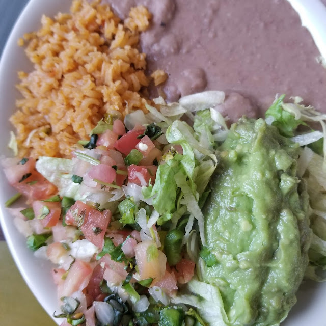 One Taco Rice and Beans