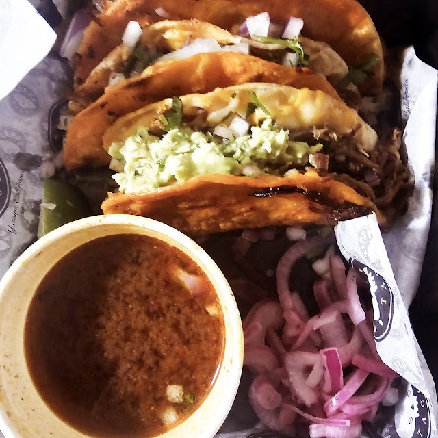 Three Birria Tacos