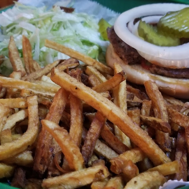 Hamburger with Fries