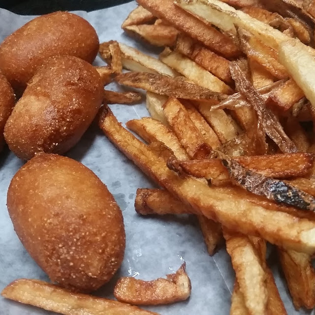 Mini Corn Dogs and Fries