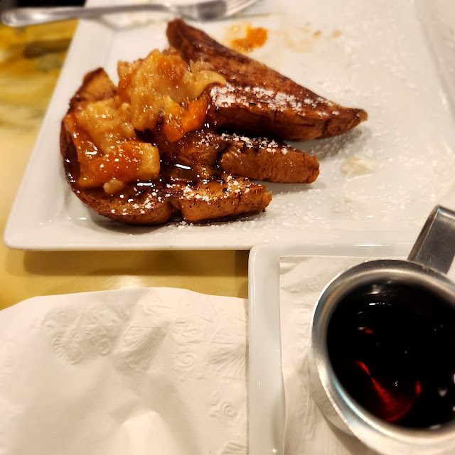 Peach Cobbler French Toast