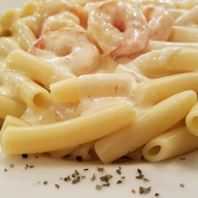 Shrimp Penne Alfredo