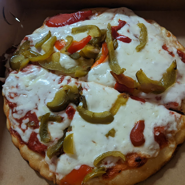 Cheese and Green Pepper Personal Pizza