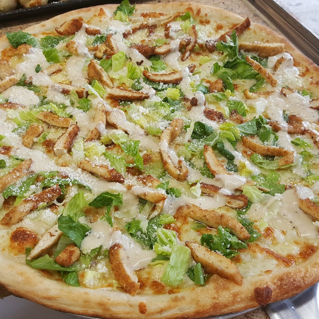 Chicken Caesar Pizza