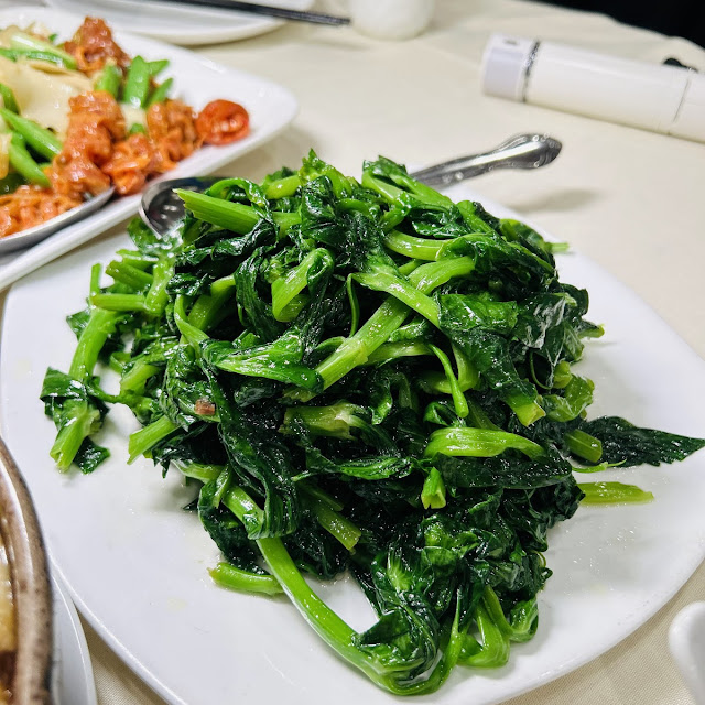 Pan Fried Mustard Green w Garlic