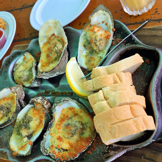 Oysters Rockefeller and Diablo's