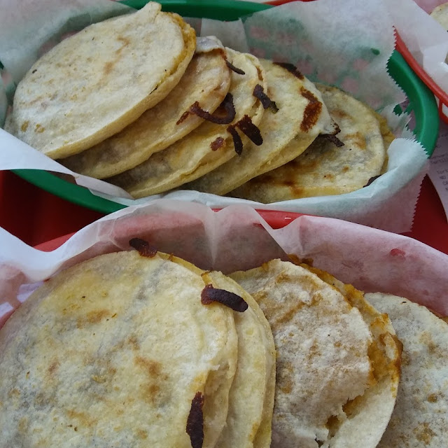 Corn or Flour Tacos or Gorditas Stuffed with Egg and One or Two Ingredients