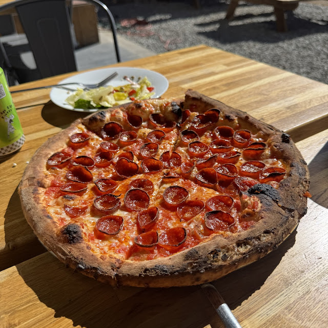 Pepperoni and Mushrooms Pizza