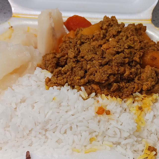 Picadillo de Res Con Arroz Blanco