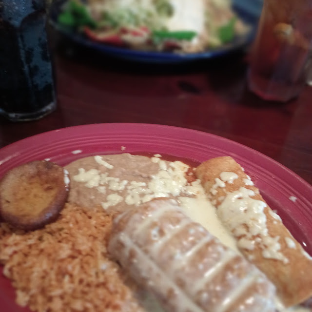 Chimichanga & Enchilada Lunch