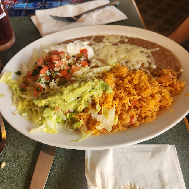 Shrimp Fajitas Rice and Beans