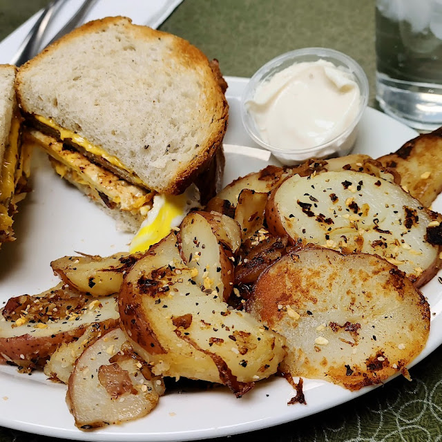Breakfast Sandwich on Rye
