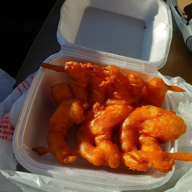 Beer Battered Shrimp Kabob
