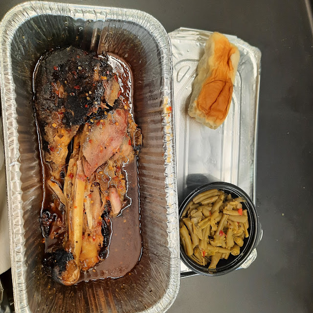Sweet Heat Turky Legs and Green Beans