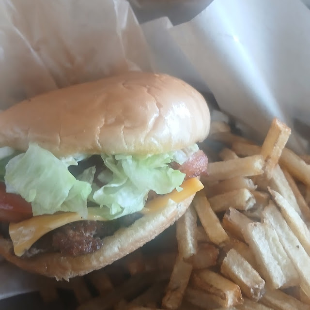 Kids Cheeseburger and Fries