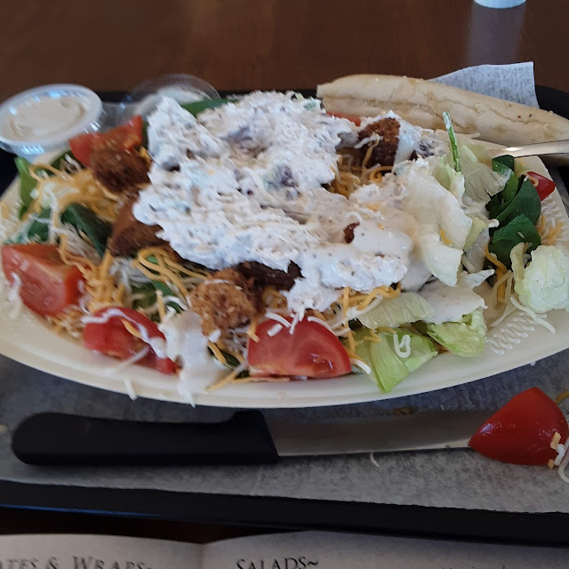 Chicken Salad Salad with Ceaser Dressing