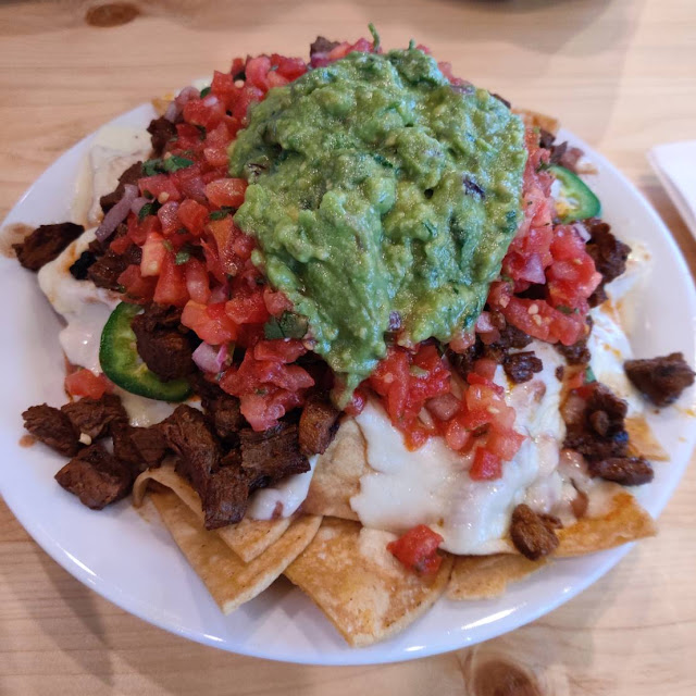 Nachos Son Muy Grande with Carne Asada