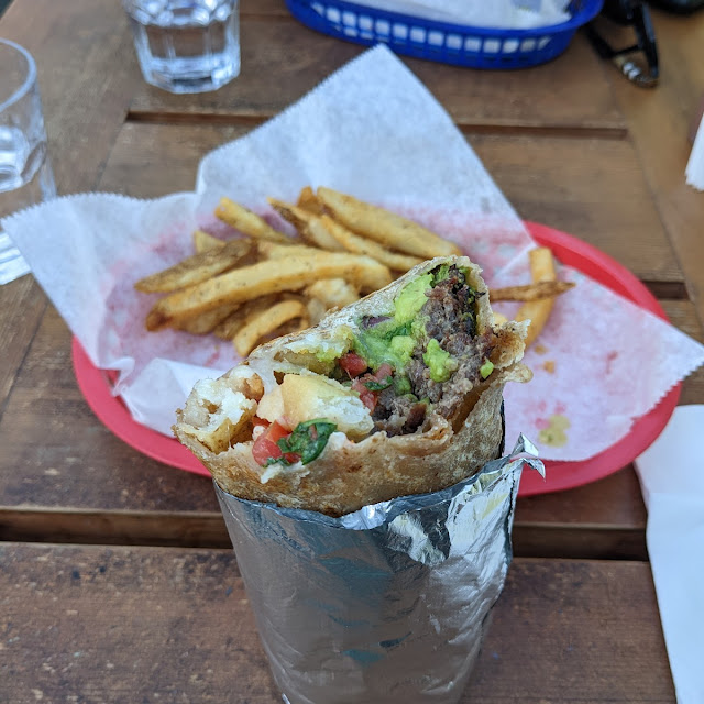 Cheeseburger Burrito