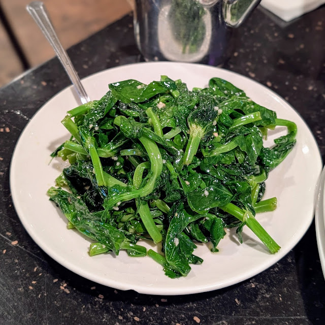 Pea Leaves with Garlic Sauce
