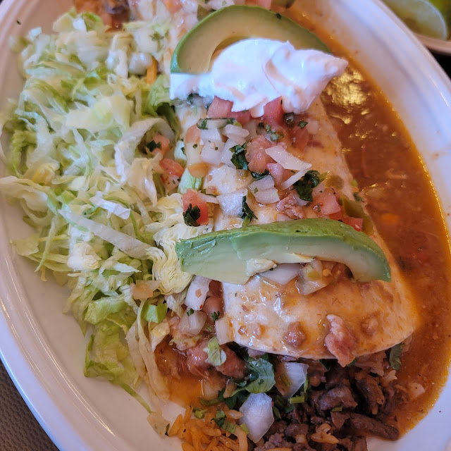 Karniyasada Burrito with Pork Chili Sauce