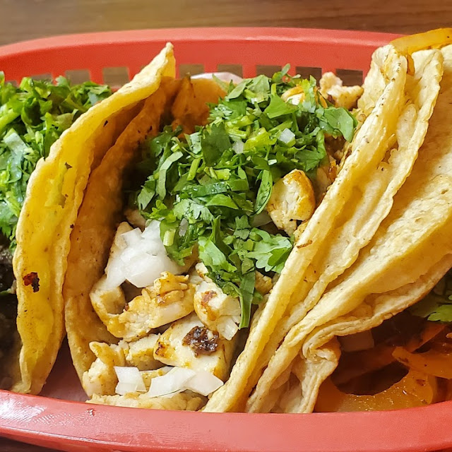 Combination Tacos Chicken Chipotle Chicken Steak