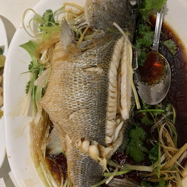 Steamed Fish with Scallions