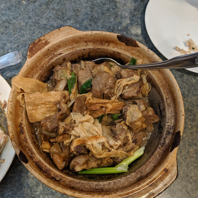 Hot Pot with Scallions Bean Curd and Lamb