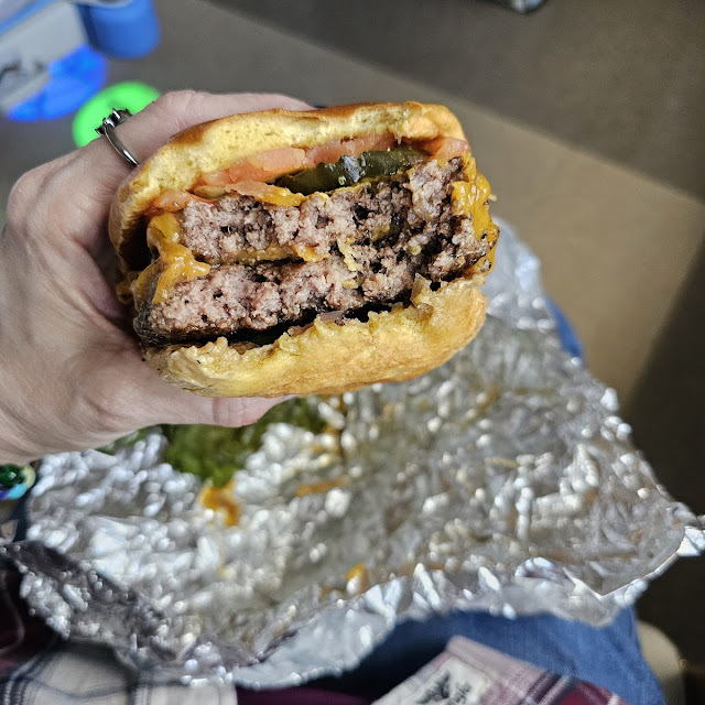 The Village Burger with Cheddar Cheese