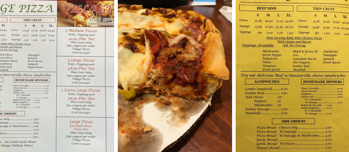 Village Pizza Tinley Park