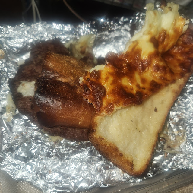 Steak and Cheese Sandwich with Everything on It Onion Mushrooms and Cheese Bread