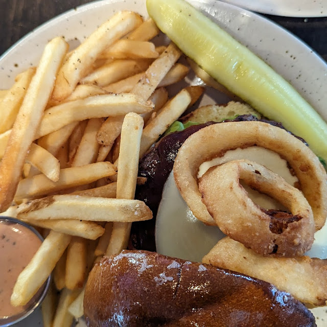 Cowboy Burger with Fries