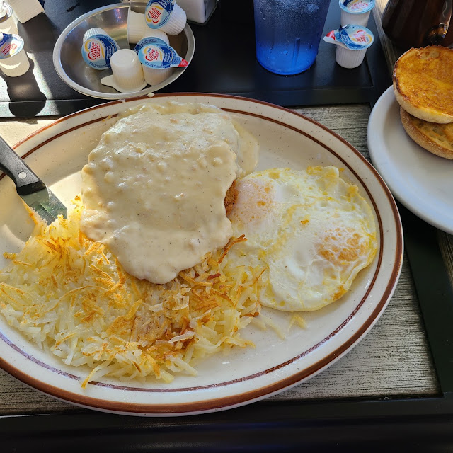 Chicken Fried Steak and Eggs
