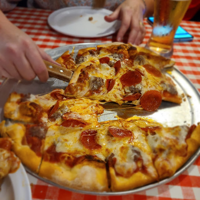 Pepperoni and Beef Pizza