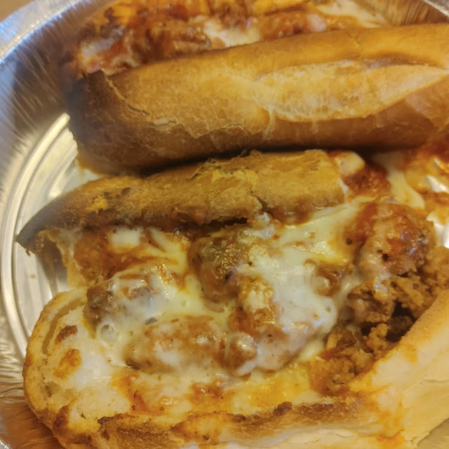 Meatball Parmigiana Sub