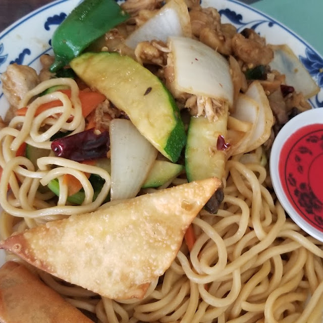 Kung Pao Chicken with Chow Mein