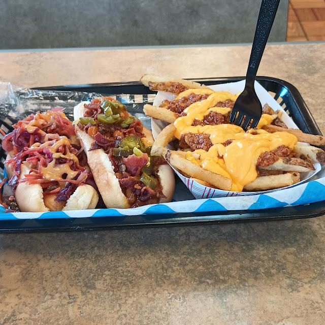 Cowboy Dog New York Dog and Chilli Cheese Fries
