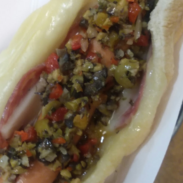 Muffaletta Dog