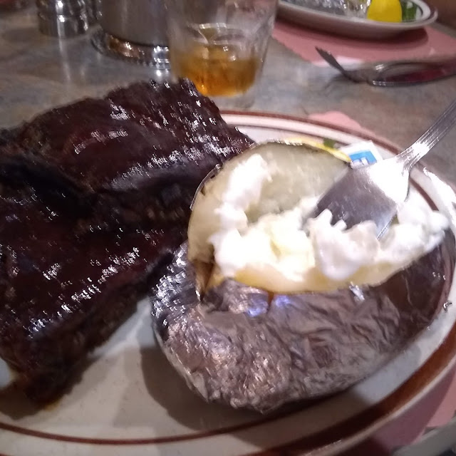 BBQ Ribs & Baked Potato