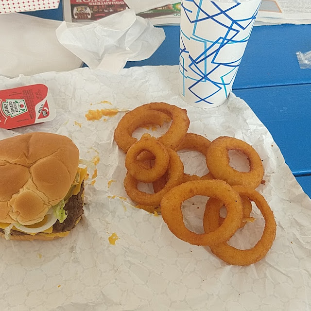 Double Deluxe with Onion Rings